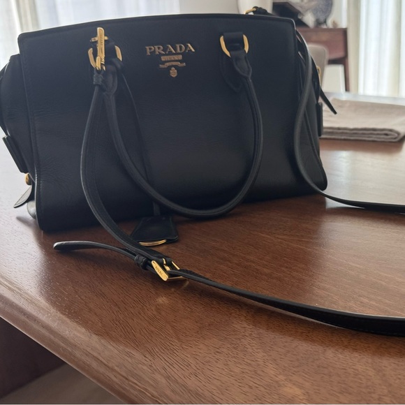PRADA Leather Crossbody Bag - Picture 8 of 11